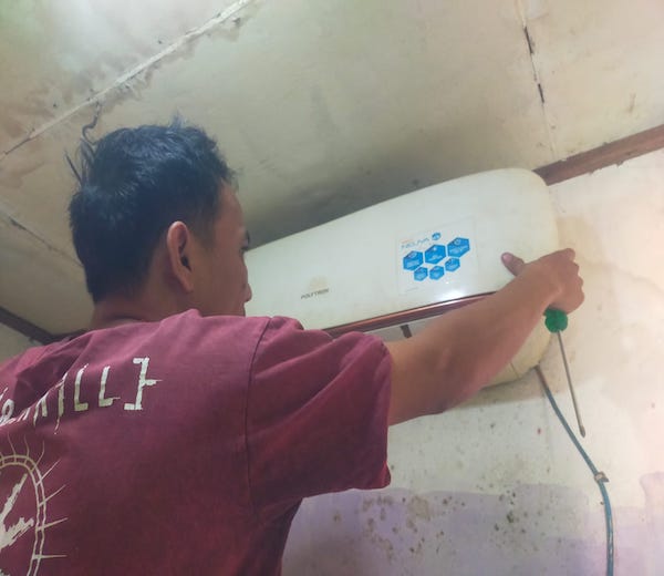  foto cuci AC